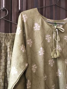 Olive Green Kurta Set