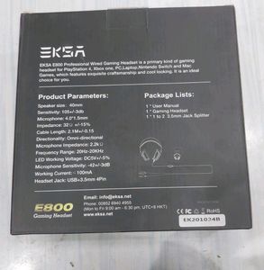 New Eksa wired Gaming Headphone With Noise Cncl