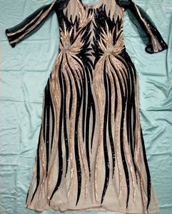 Heavy Sequenced Cocktail Dress.