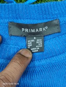 Imported Blue Woollen Pullover