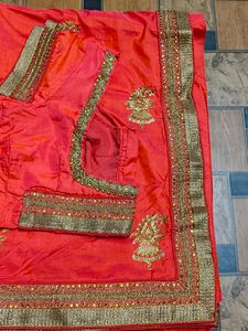 Elegant Embroidered Saree