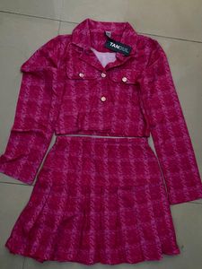 Pink Co Ord Set Korean Style