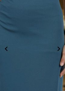 Elegant Blue Maxi Skirt