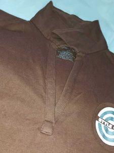 Brown Casual T-Shirt