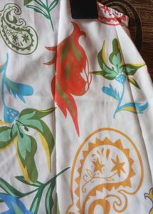 Floral Print Ethnic Skirt