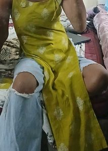 Ripped Wide Leg Jeans