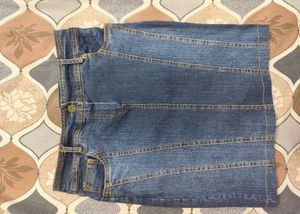 Denim Mini Skirt