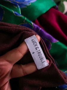 6226. SEXY BROWN MINI TOP