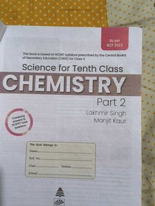 S.Chand Lakhmir Singh Class 10 Chemistry
