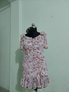 Pinterest Floral Chiffon Dress
