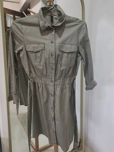 H & M Safari Shirt Dress
