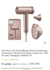 Philips Hair Dryer 8000 Series