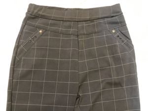 Checkered Casual Pants