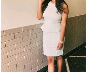 Mint Peplum Dress