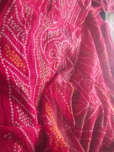 Red Bandhani Dupatta