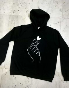 SHIVA New Hand Print Black  Hoodie..