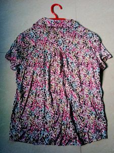 Patterned Short Sleeve Shirt