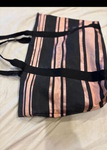 Victoria's Secret Striped Tote Bag