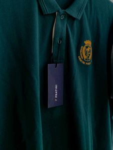 FRATINI Color Block Cotton Polo Tshirt.