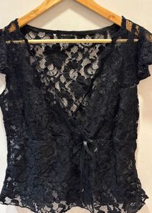 Beautiful Black Lace Top