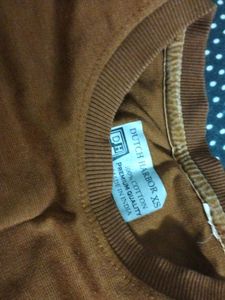 Sweatshirt Brown