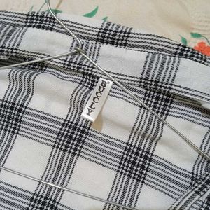Checked Top &amp; Shirt Set