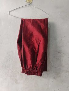 Maroon Kurta with Floral Vest