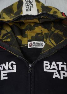 BAPE Camo Panel Zip Hoodie
