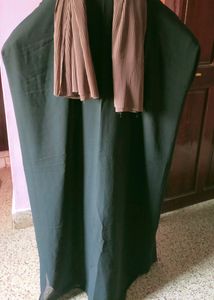 Double Layer Kaftan Abaya