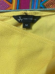 Chic Yellow Mini Dress