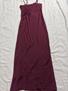 SALE⁉️ZUDIO COWL NECK BURGUNDY BODYCON
