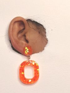 5 Colour Is Available.. Resin Earrings..