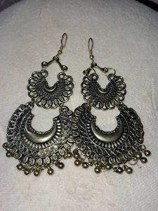 Boho Golden Dangle Earrings