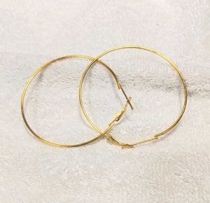 Earring Circle Golden Colour Big Ear Ring