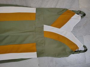 Retro Color Block Jumpsuit