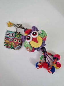 Chumbak Owls &amp; Mini elephant keychains
