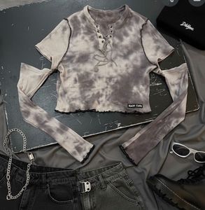 Detachable Sleeves Y2K Crop Top