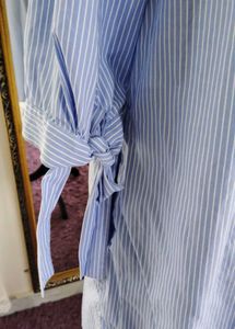 Striped Off-Shoulder Dress