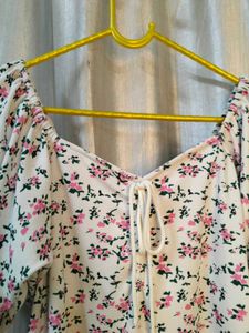 Floral Print Mini Bodycon Dress