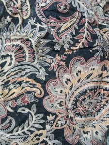 Paisley Print Button-Down Shirt