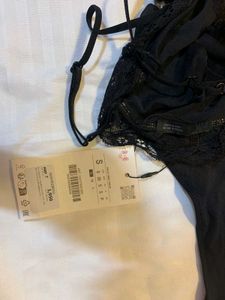 Zara Black Lace Cami