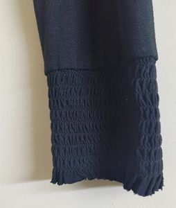 Black Full Sleeves T-Shirt For Her.