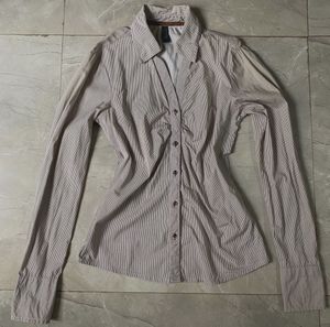 Stripped Button Down Shirt