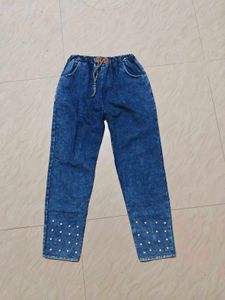 Pearl Embellished Jeans