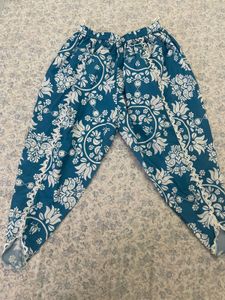 Blue &amp; White Floral Print Tunic