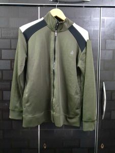 Olive Green Full Zip Jacket