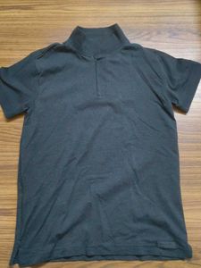 Dark Grey Polo T-Shirt