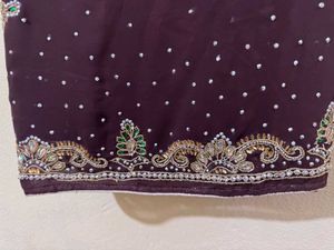 Elegant Embellished Saree