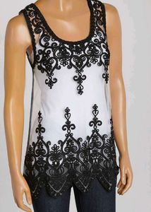 Elegant Lace Tank Top