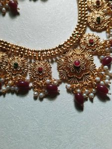 Elegant Gold-Tone Necklace Set